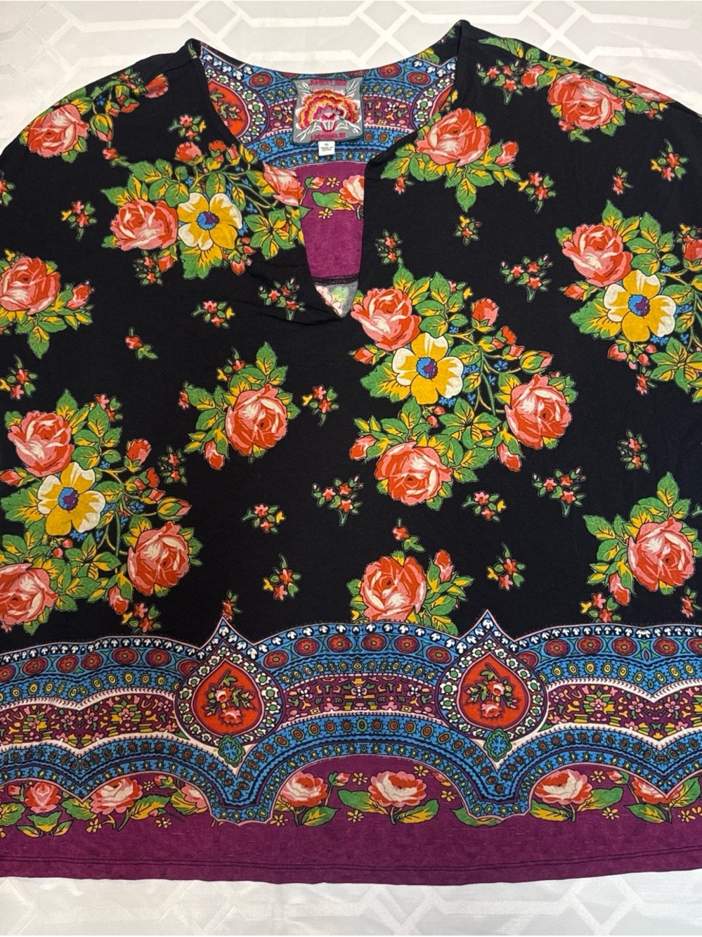 Johnny Was Janie Dolman Floral Women’s Top